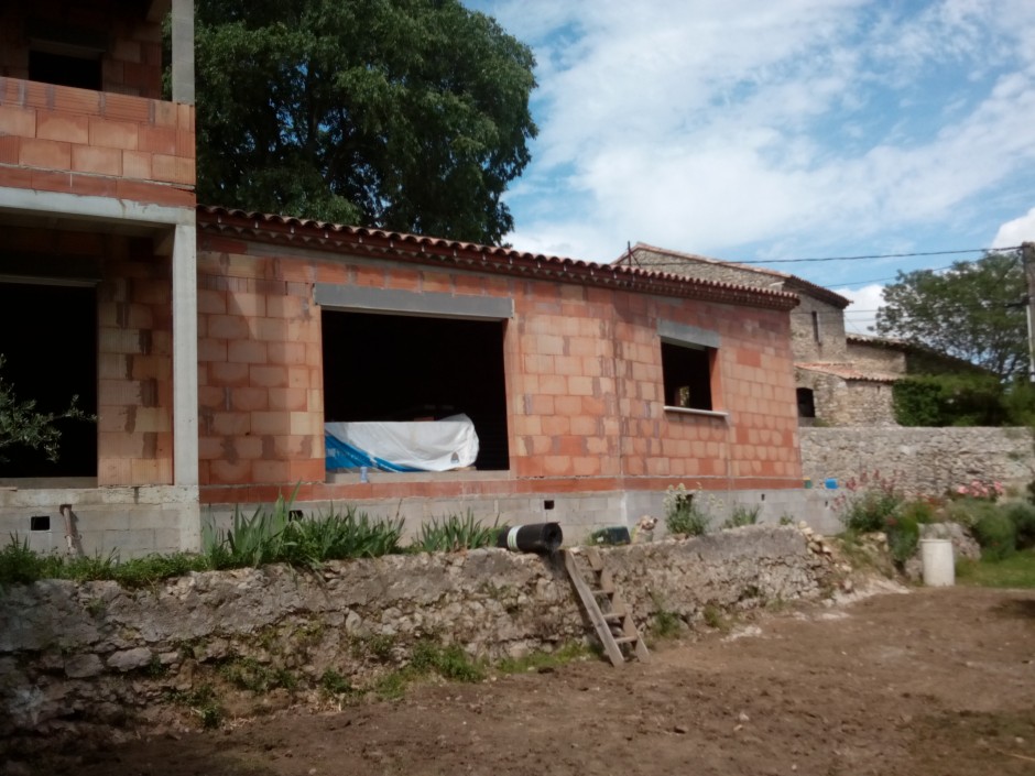 Construction d’une maison d’habitation sur la commune de Sauve (30)-14